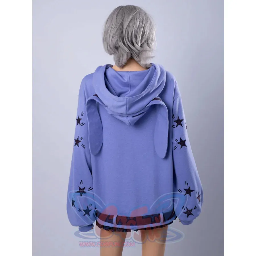 【READY TO SHIP   FREE SHIPPING】COSFUN Original Zoo Purple Bunny Hoodie FY0061
