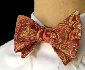 Red and Brick Paisley