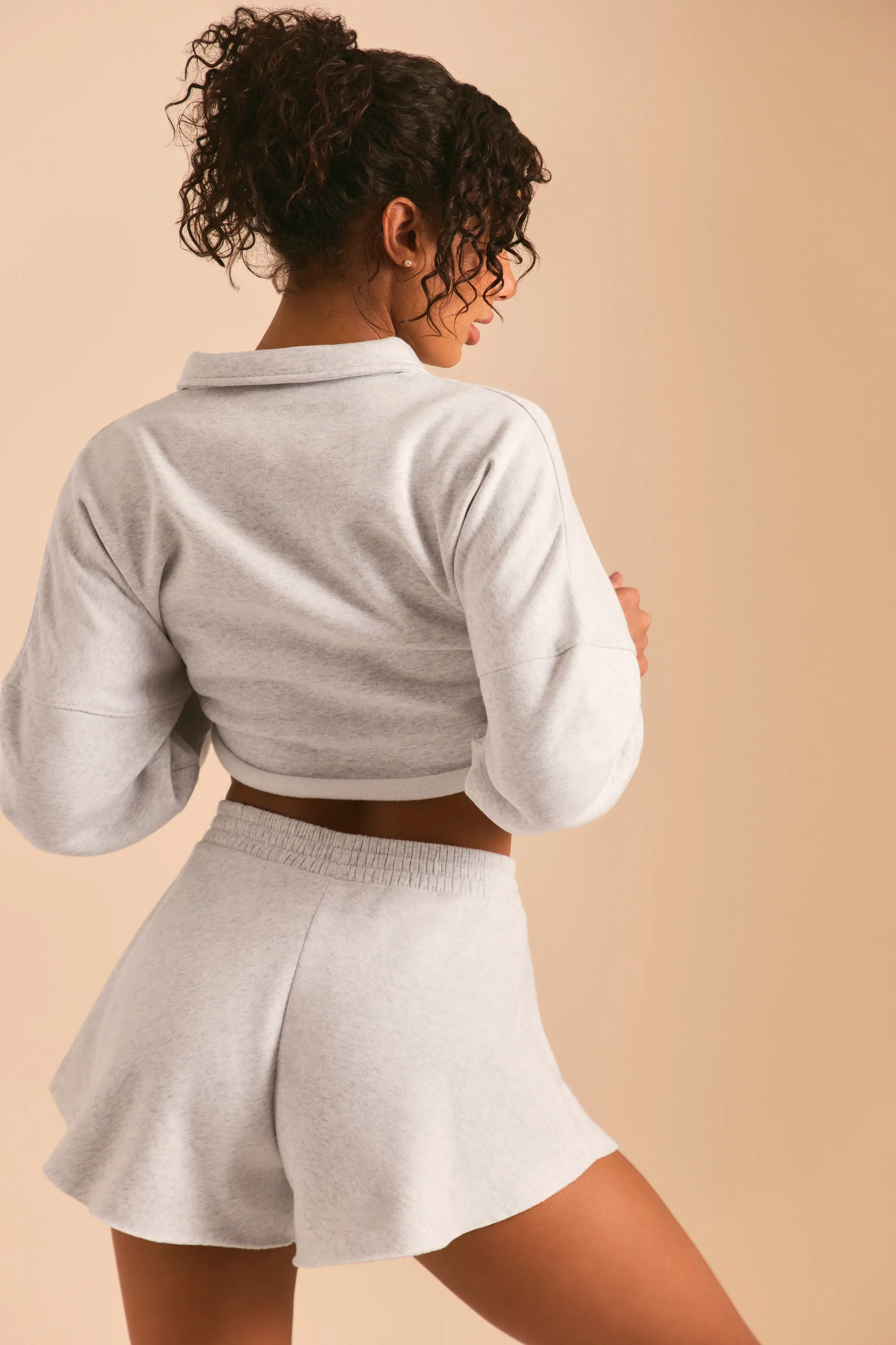 Relax - Sweat Shorts in Heather Grey