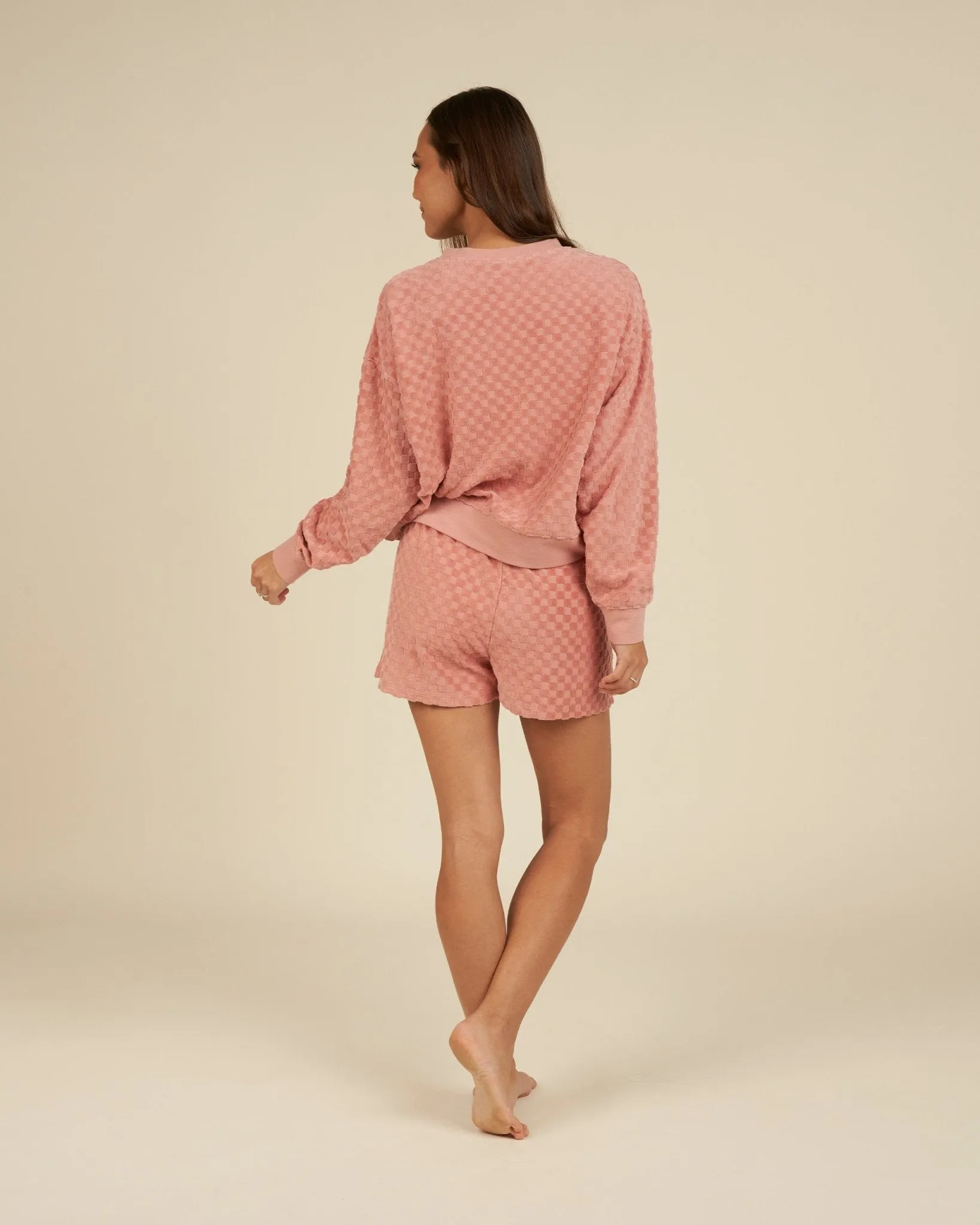Relaxed Short  |  Pink Check