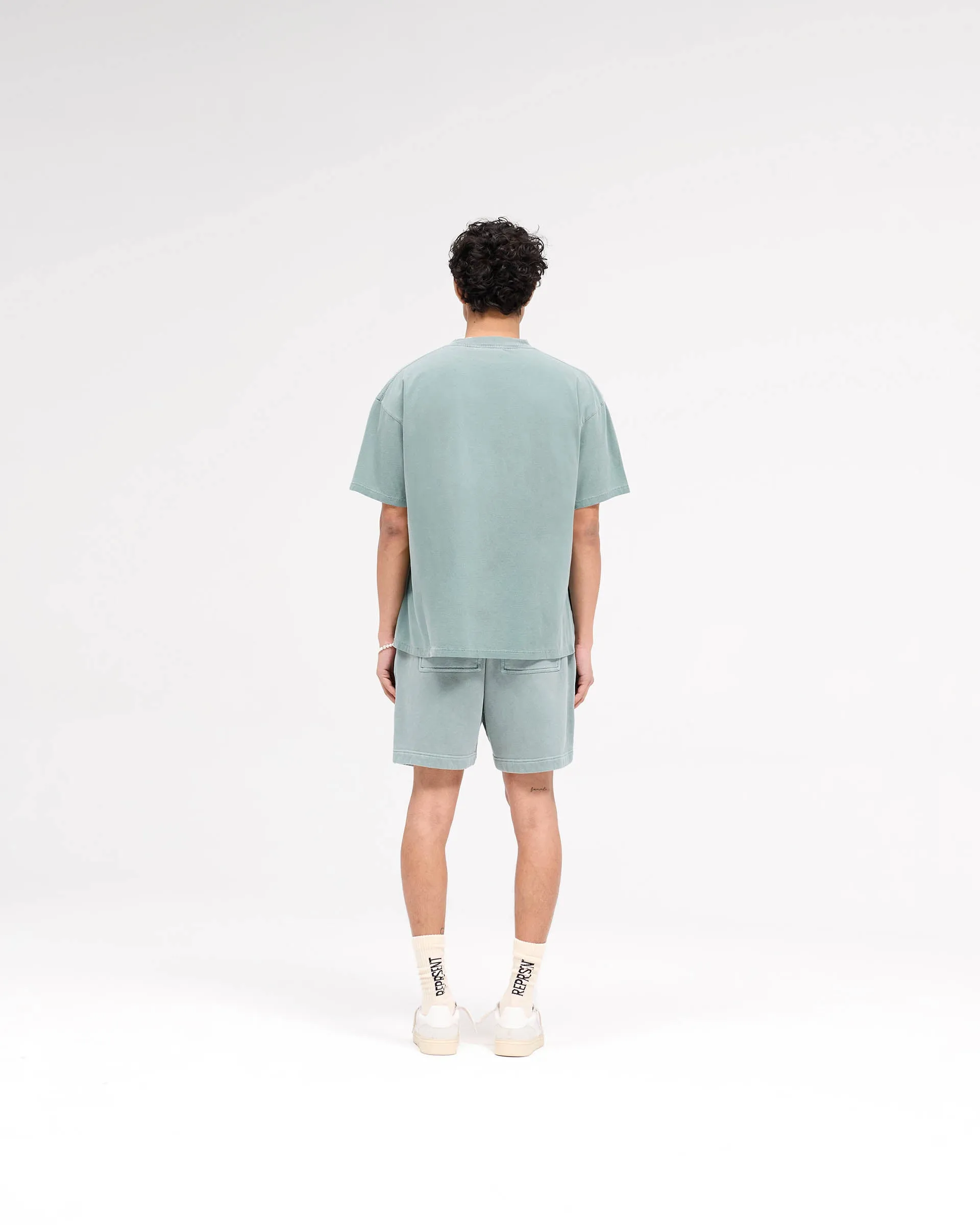 Rep Applique Shorts - Forest Green