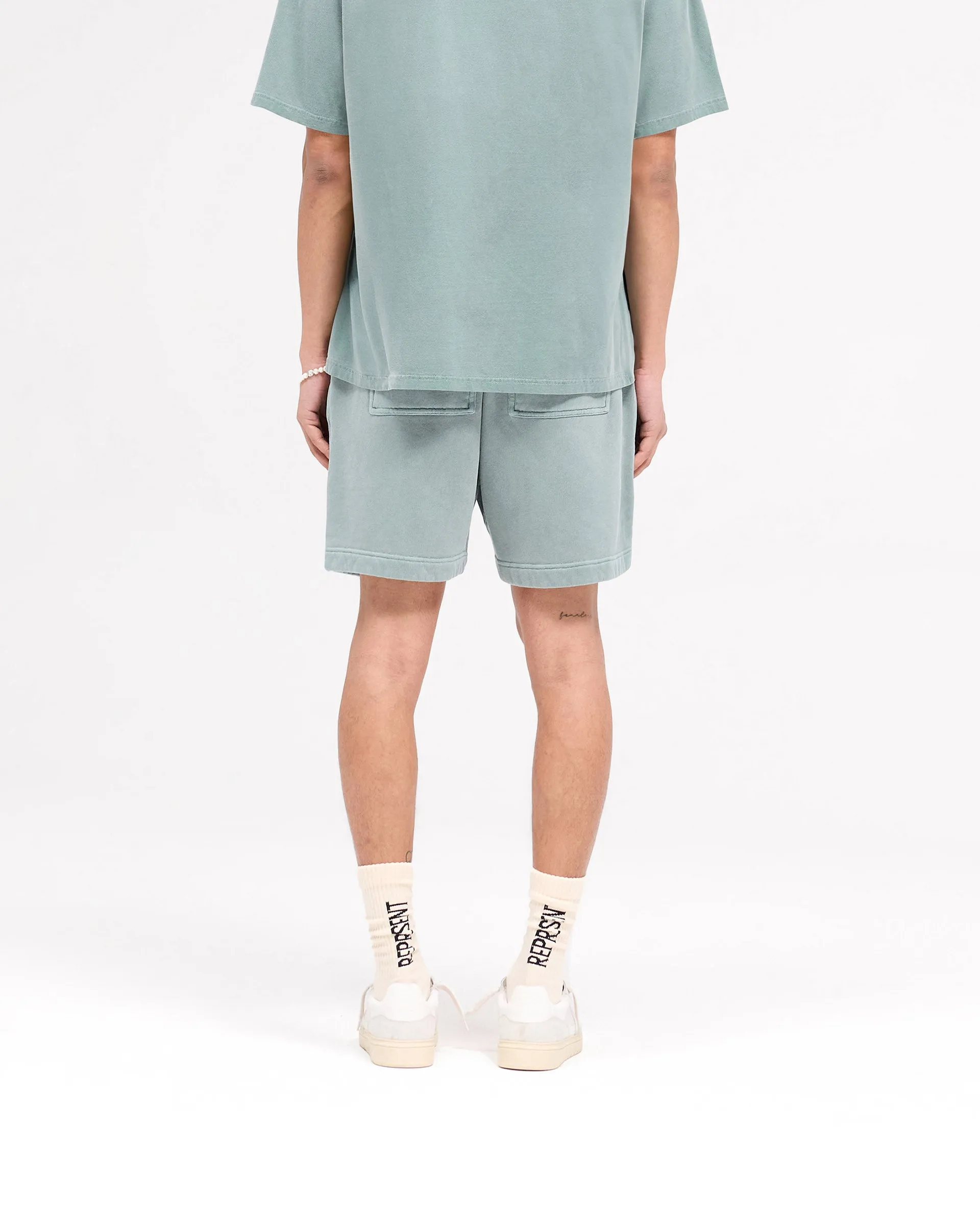 Rep Applique Shorts - Forest Green