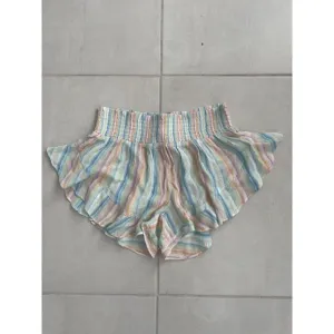 Revolve Lovers   Friends Shorts Multicolor Striped Metallic Catalina