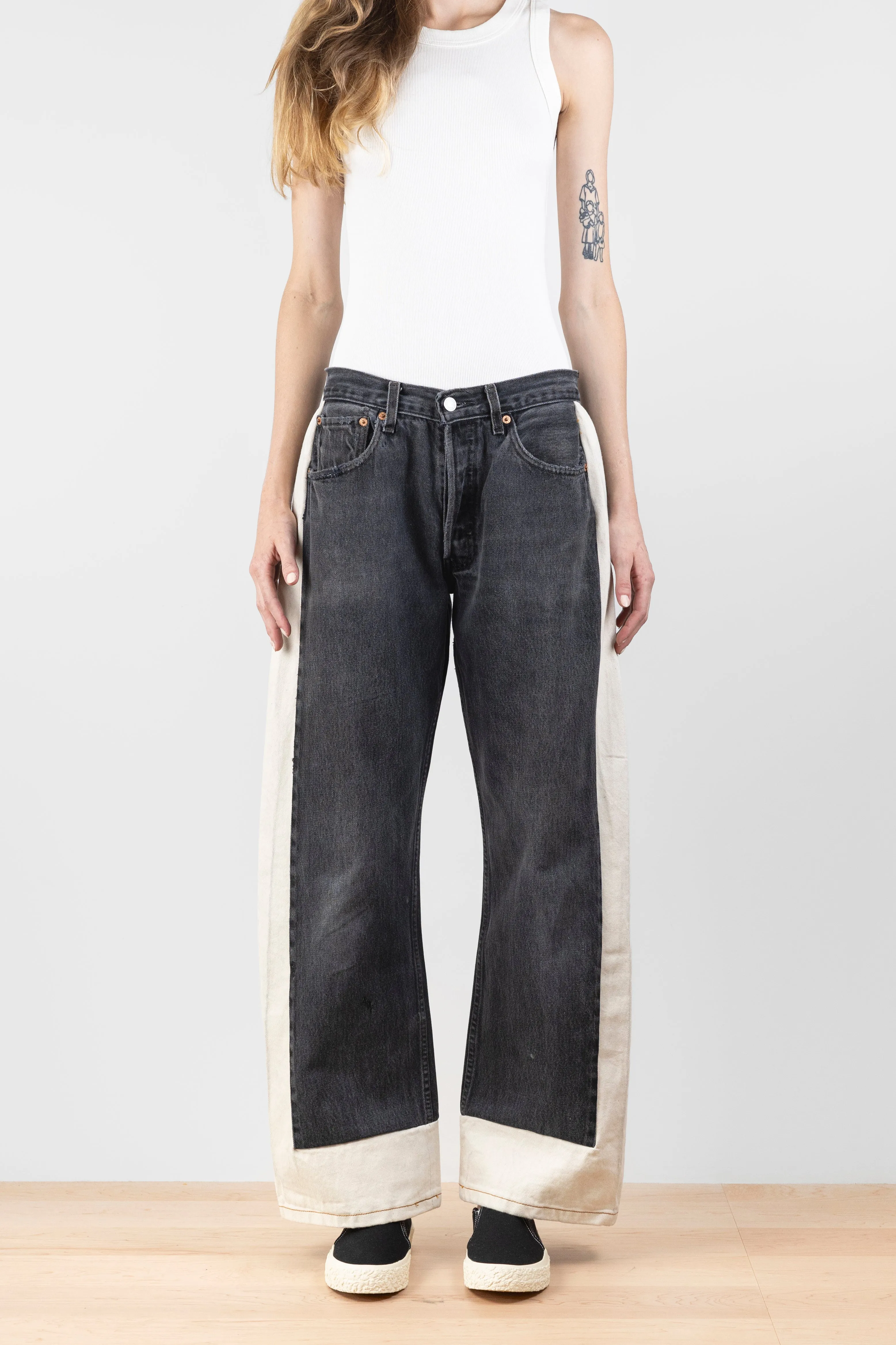 Reworked Slouch Vintage Black/Natural