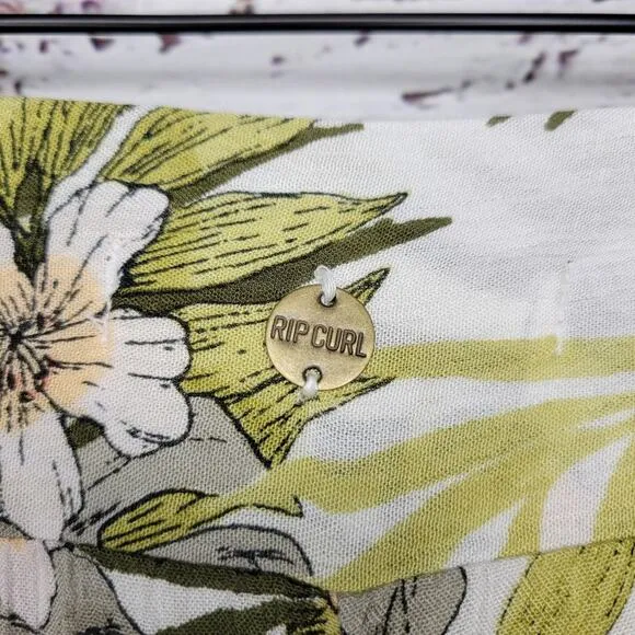 Rip Curl Beach Botanica Flowy Tropical Floral Shorts Tie Waist | Medium