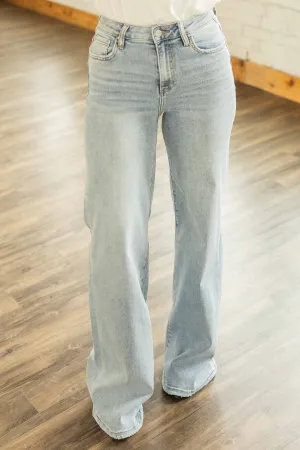 [RISEN] ALMA WIDE LEG FLARE JEANS