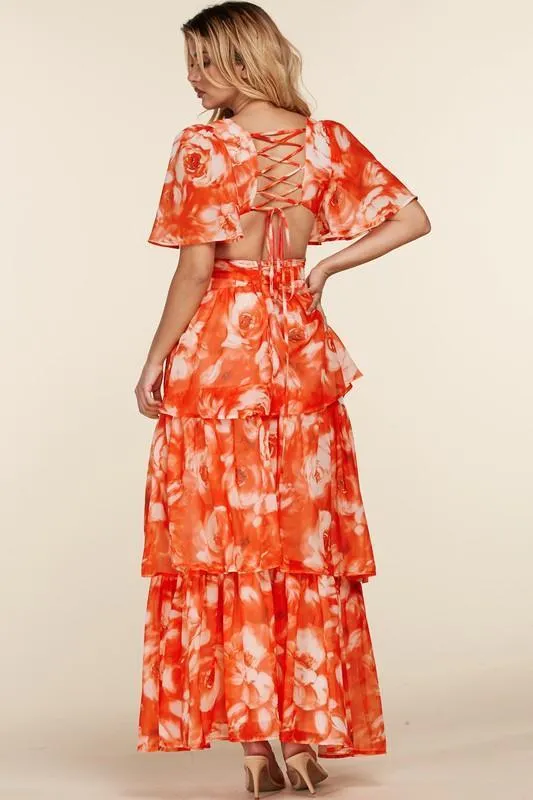 ROSE OPEN BACK MAXI DRESS