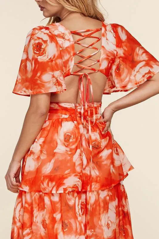 ROSE OPEN BACK MAXI DRESS