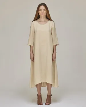 Rothko Dress in Buff