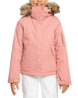 Roxy Girls' 8-16 Meade Technical Snow Jacket - Dusty Rose