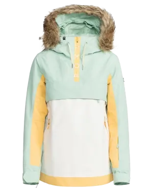 Roxy Women's Shelter Technical Snow Jacket - Cameo Green