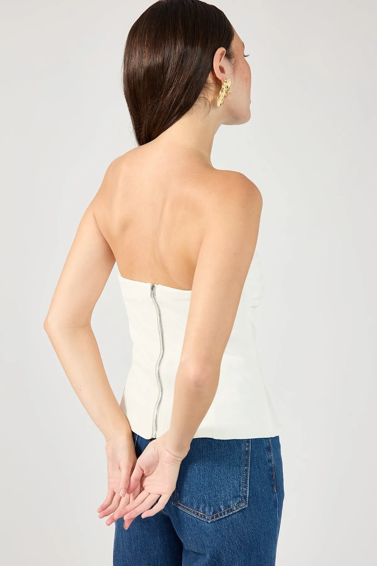 Royale Corset Top White