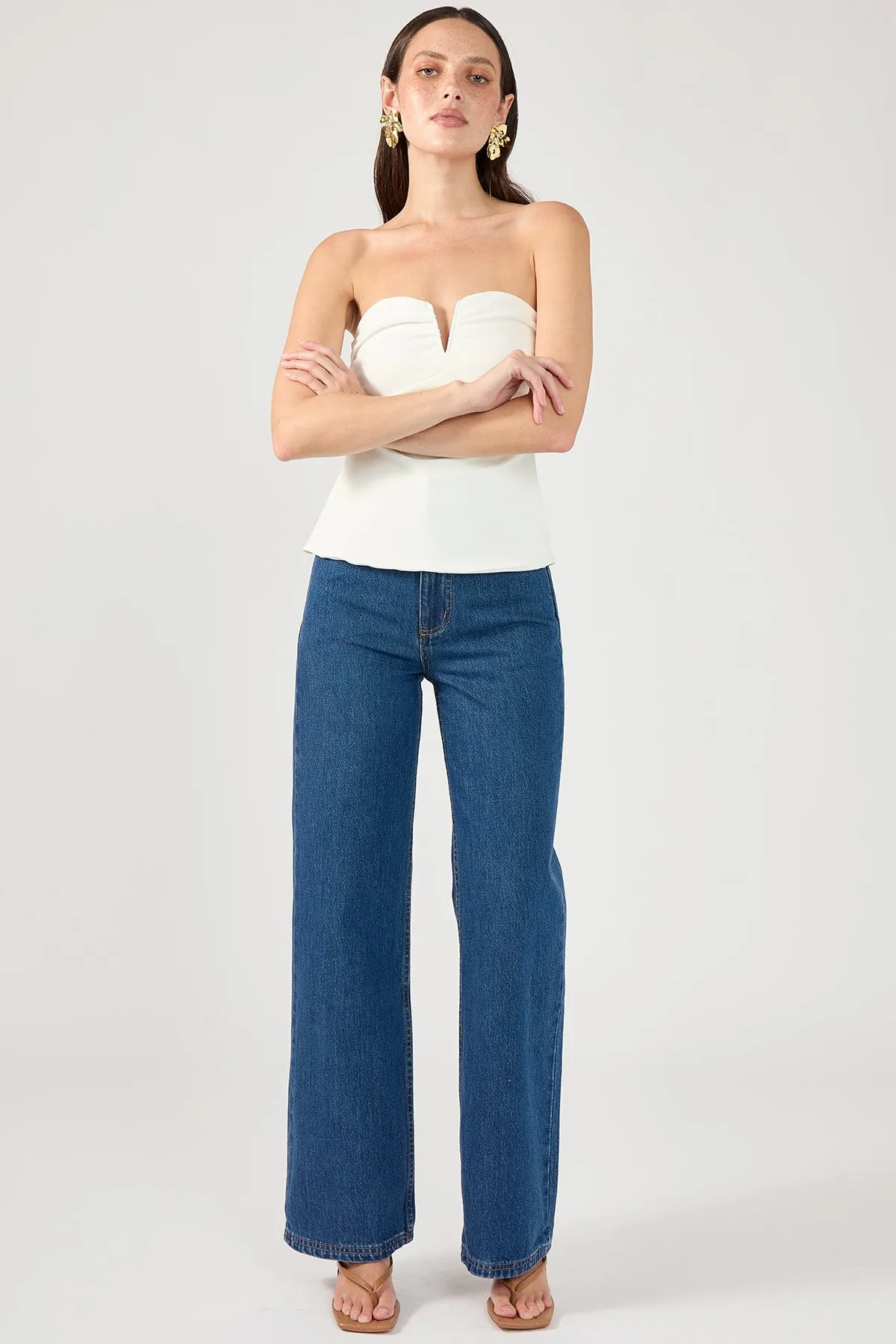 Royale Corset Top White