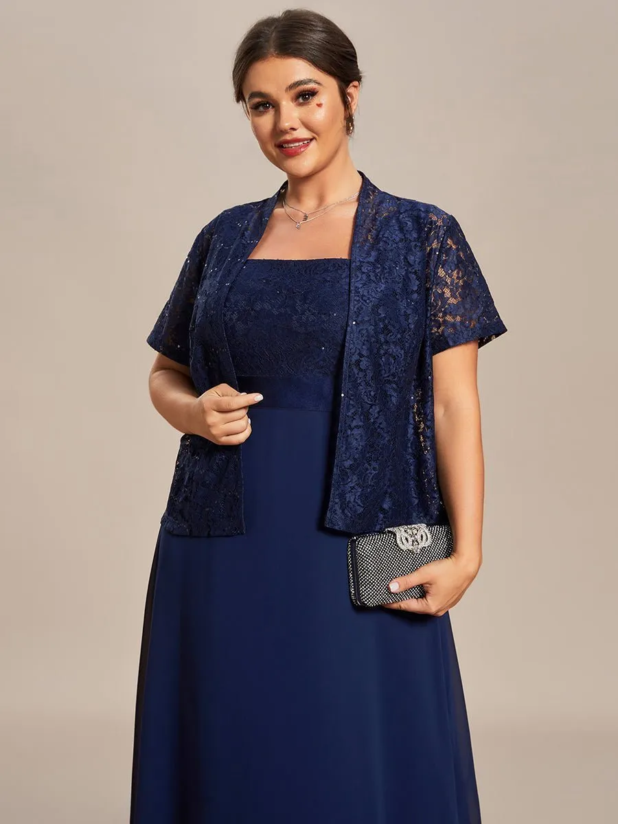 Roycebridal Aella two piece mother of the bride/groom suit in navy Express NZ wide