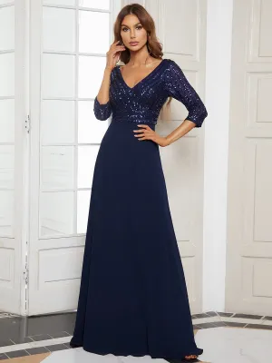 Roycebridal Yara decorated mother of the bride dress in Navy Blue Express NZ wide