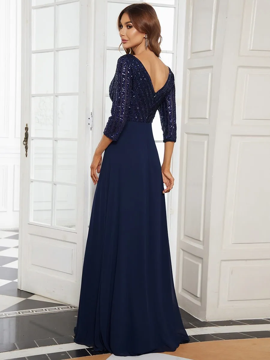 Roycebridal Yara decorated mother of the bride dress in Navy Blue Express NZ wide