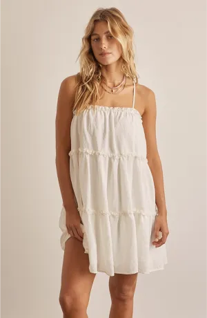 Ruffle Detail Tiered Mini Dress