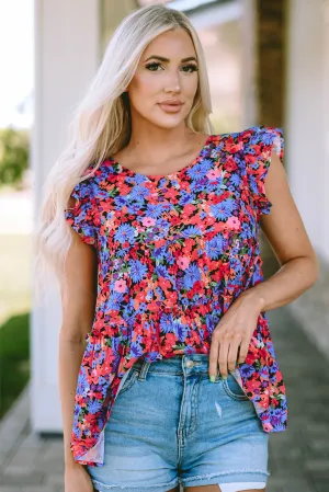 Ruffle Tiered Babydoll Top