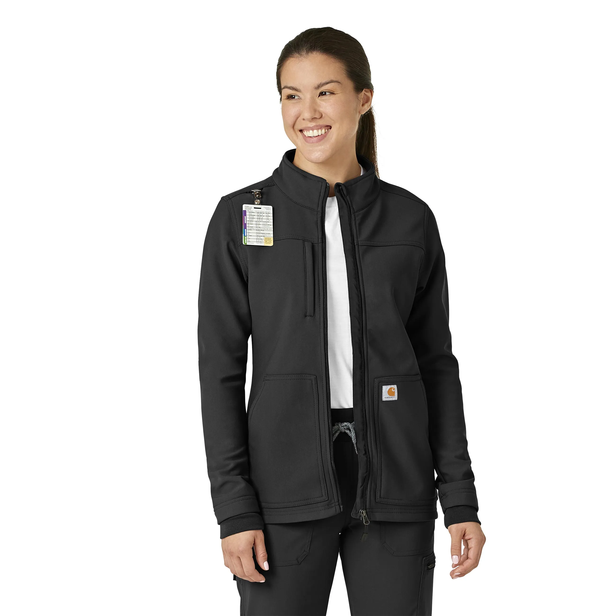 Rugged Flex C81023 Bonded Fleece Jacket Black