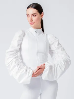 RUNWAY FIT JACKET, WHITE