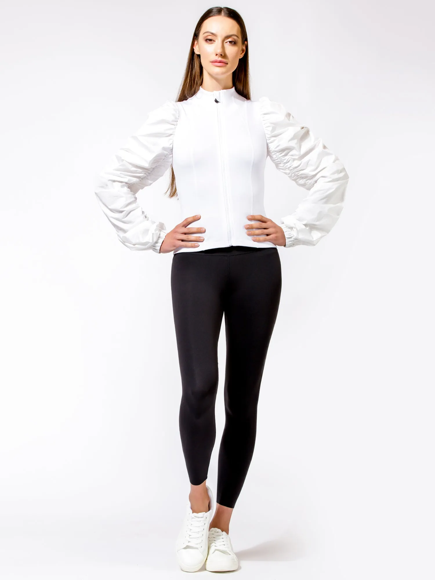 RUNWAY FIT JACKET, WHITE