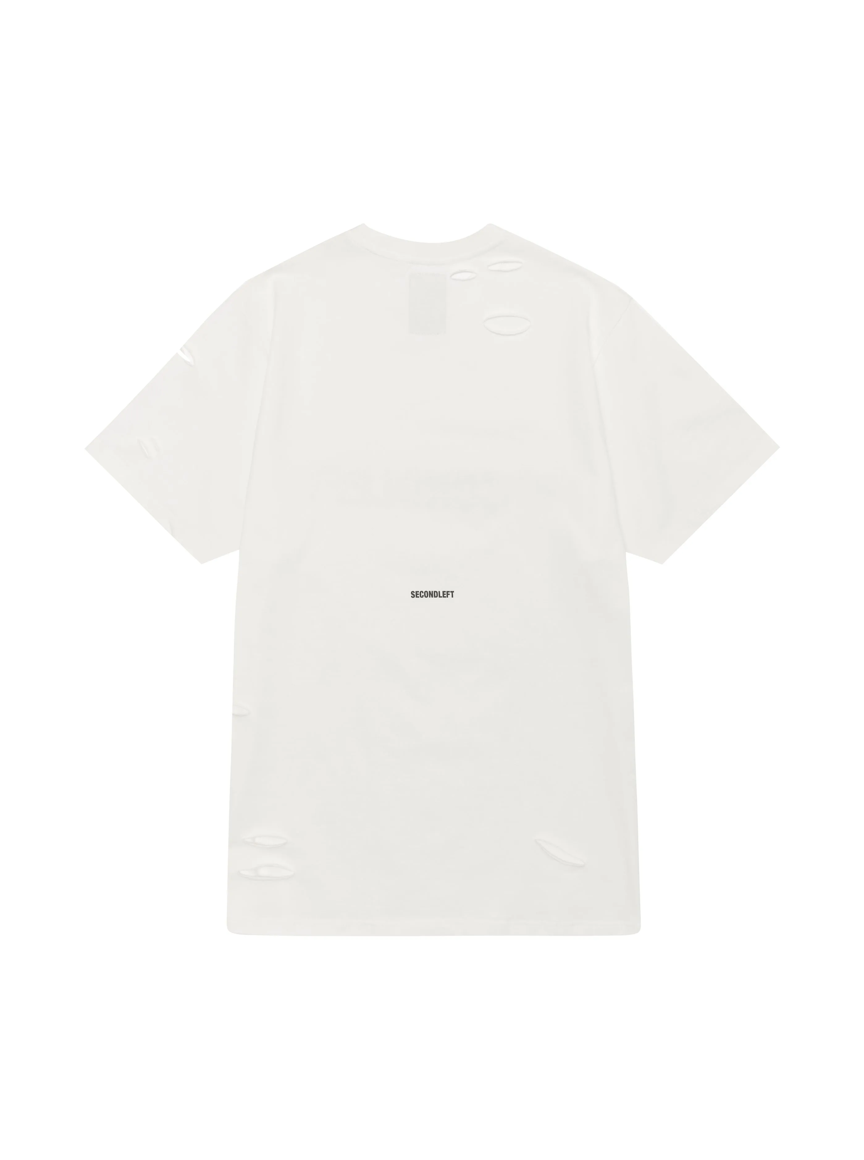 S1 Distressed Tee - White