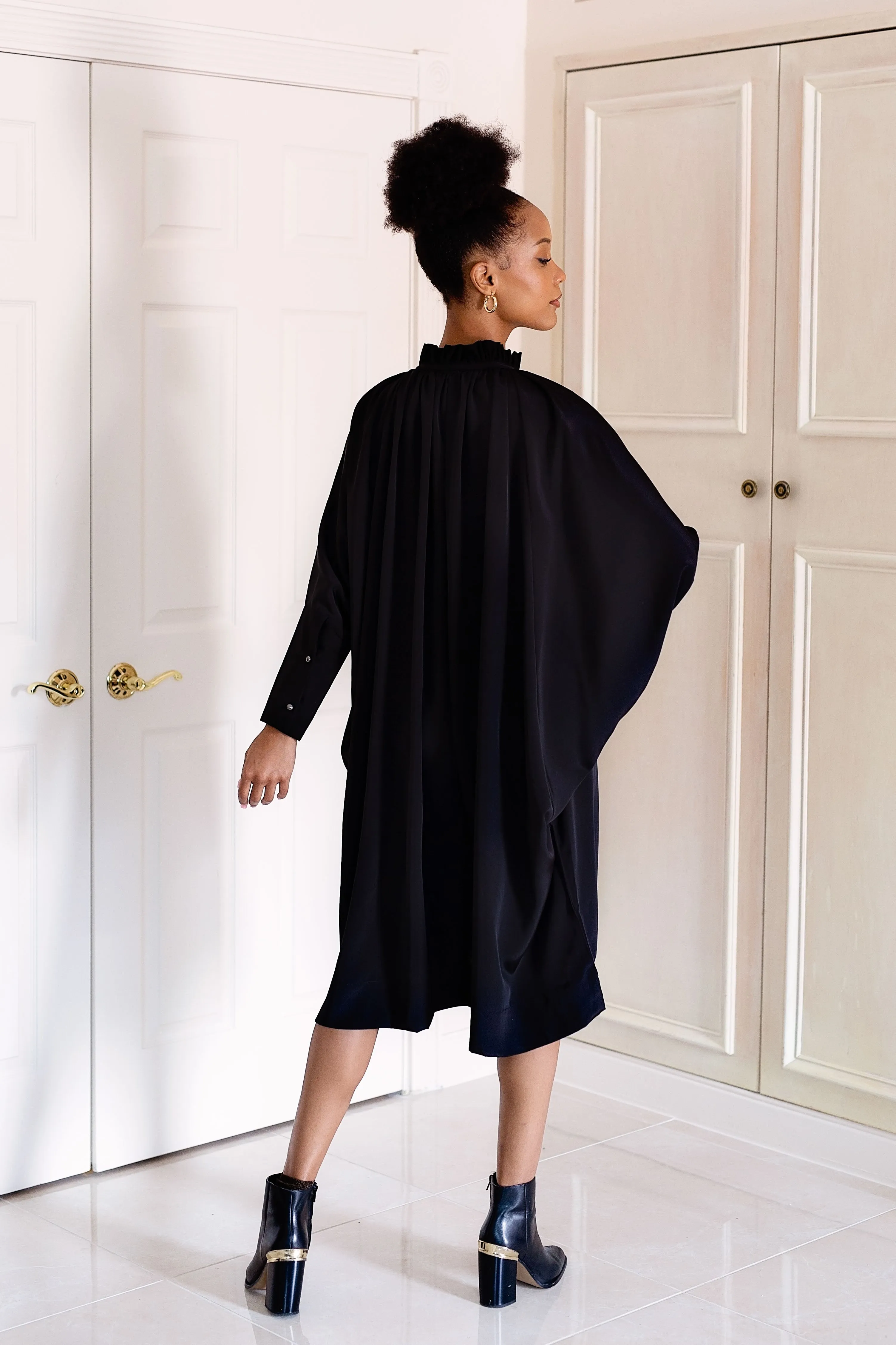 Sache Dress - Black Crepe