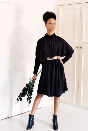 Sache Dress - Black Crepe