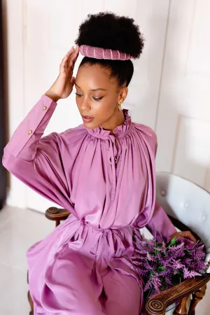 Sache Dress - Purple Crepe