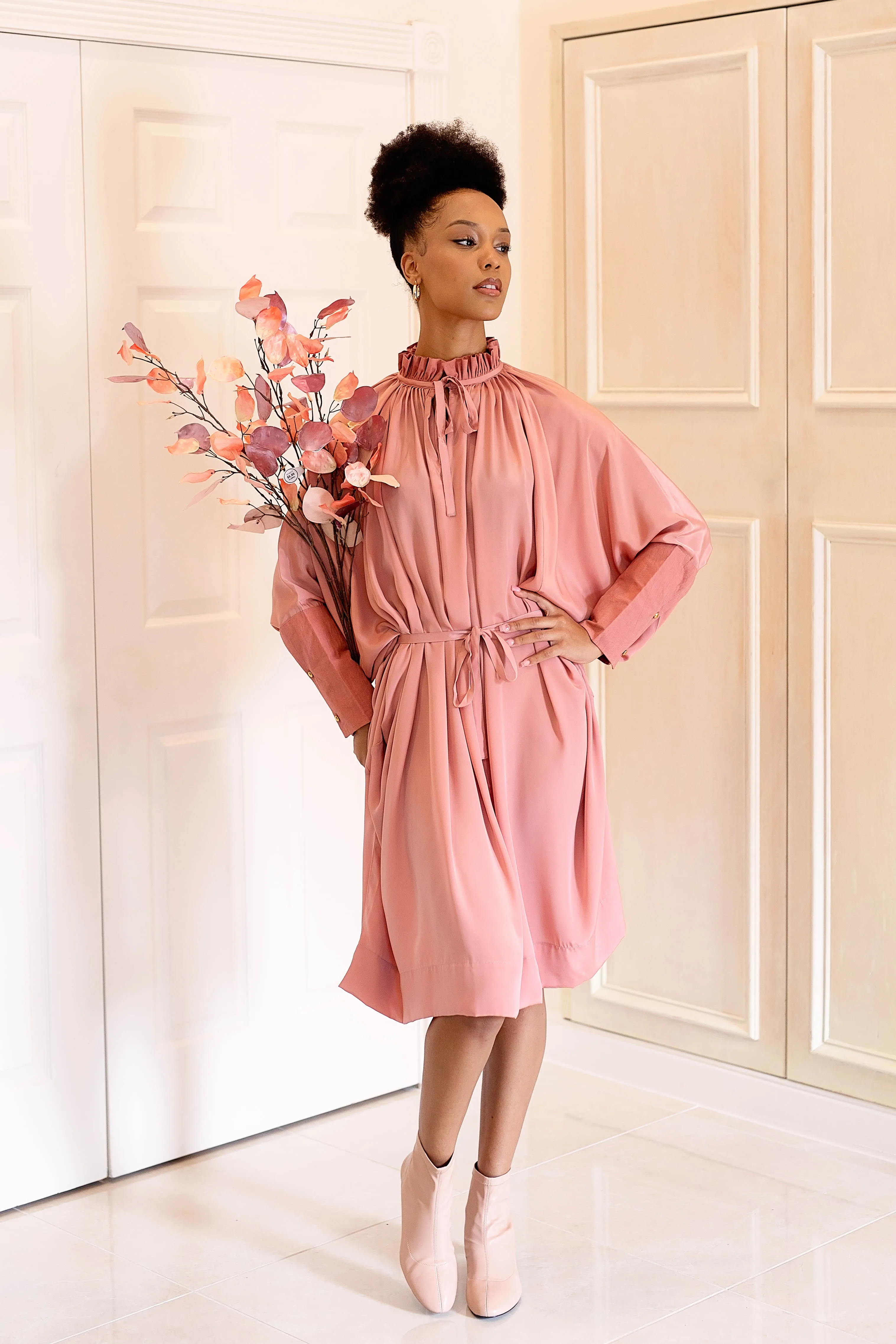 Sache Dress - Rose Crepe