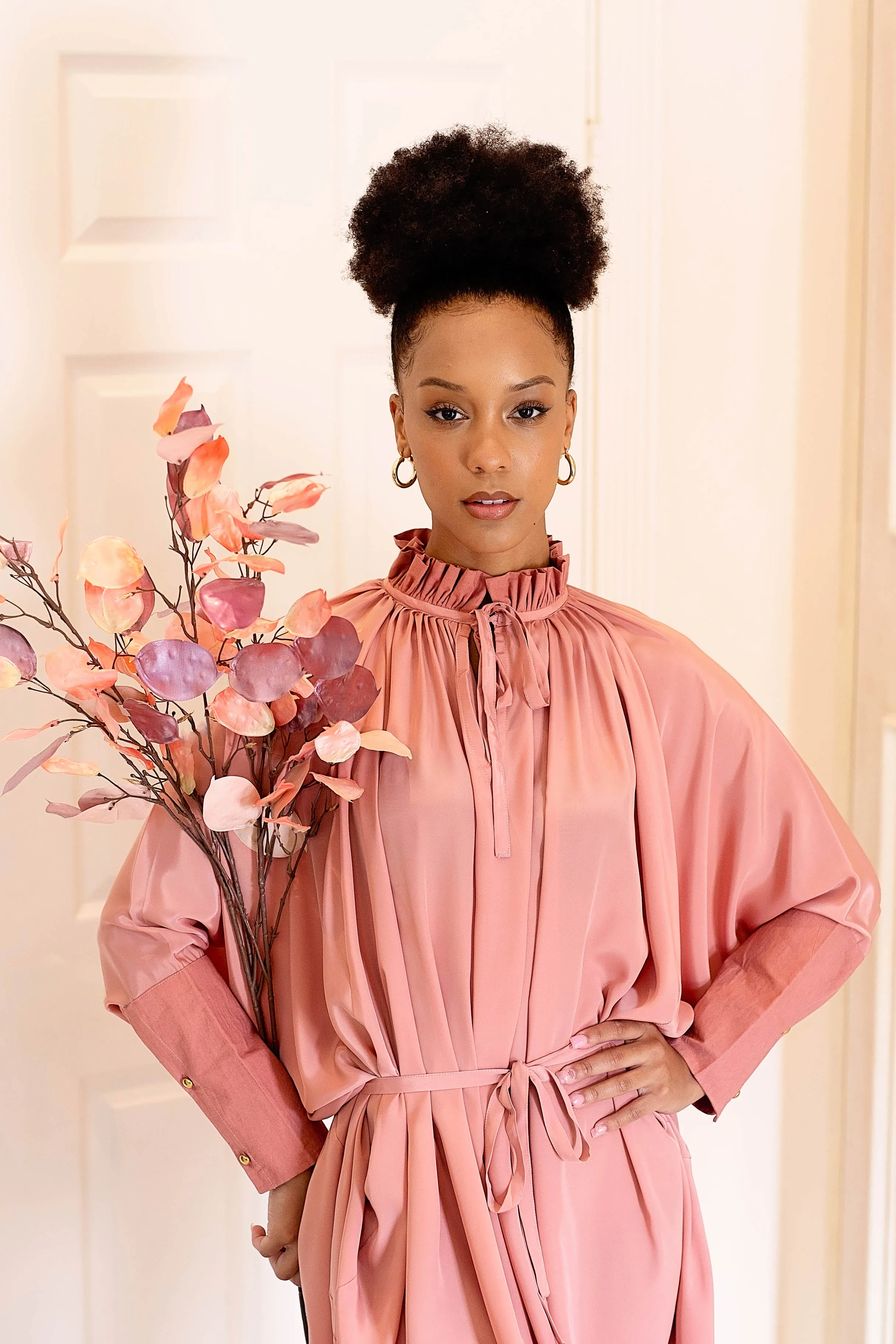 Sache Dress - Rose Crepe