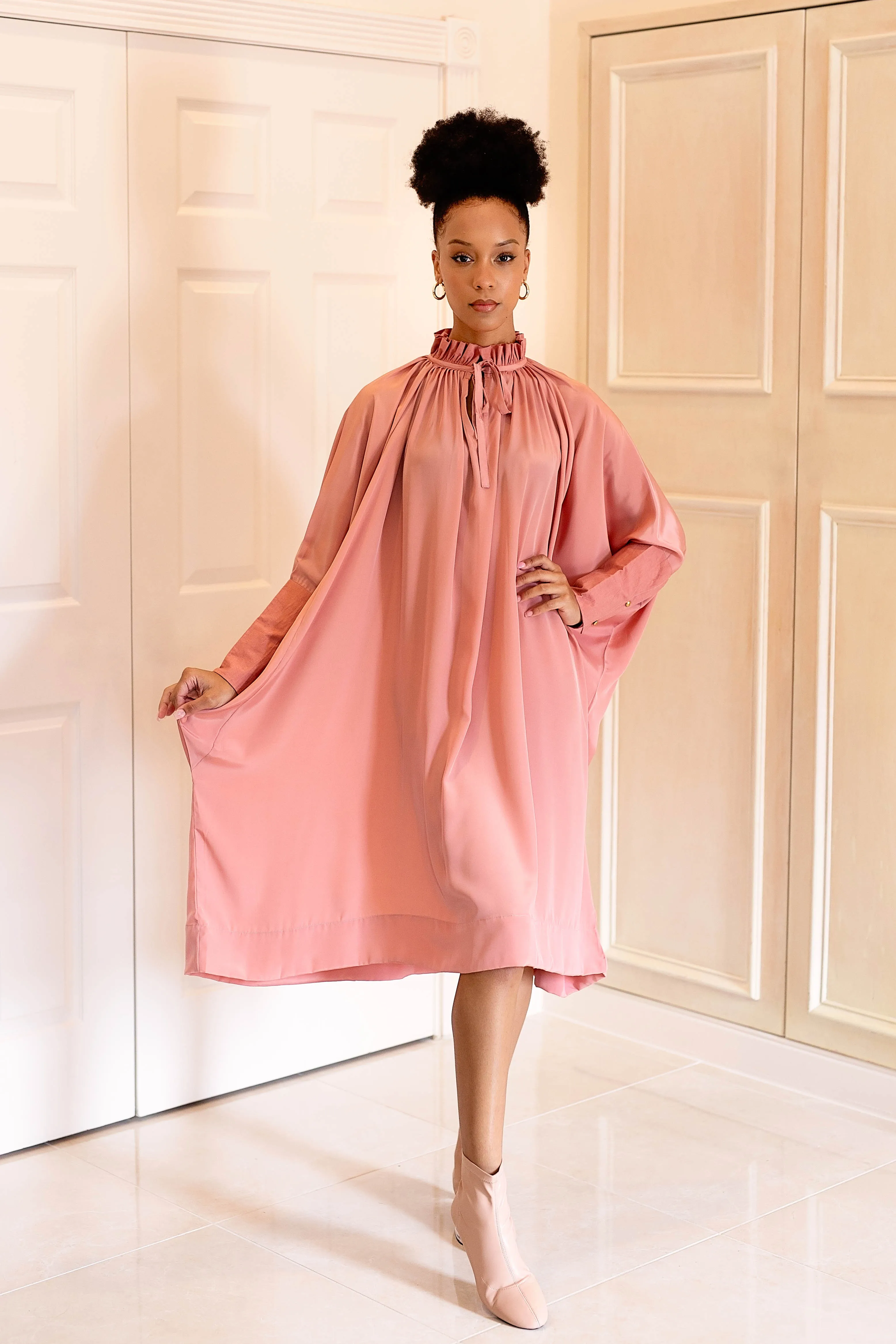 Sache Dress - Rose Crepe