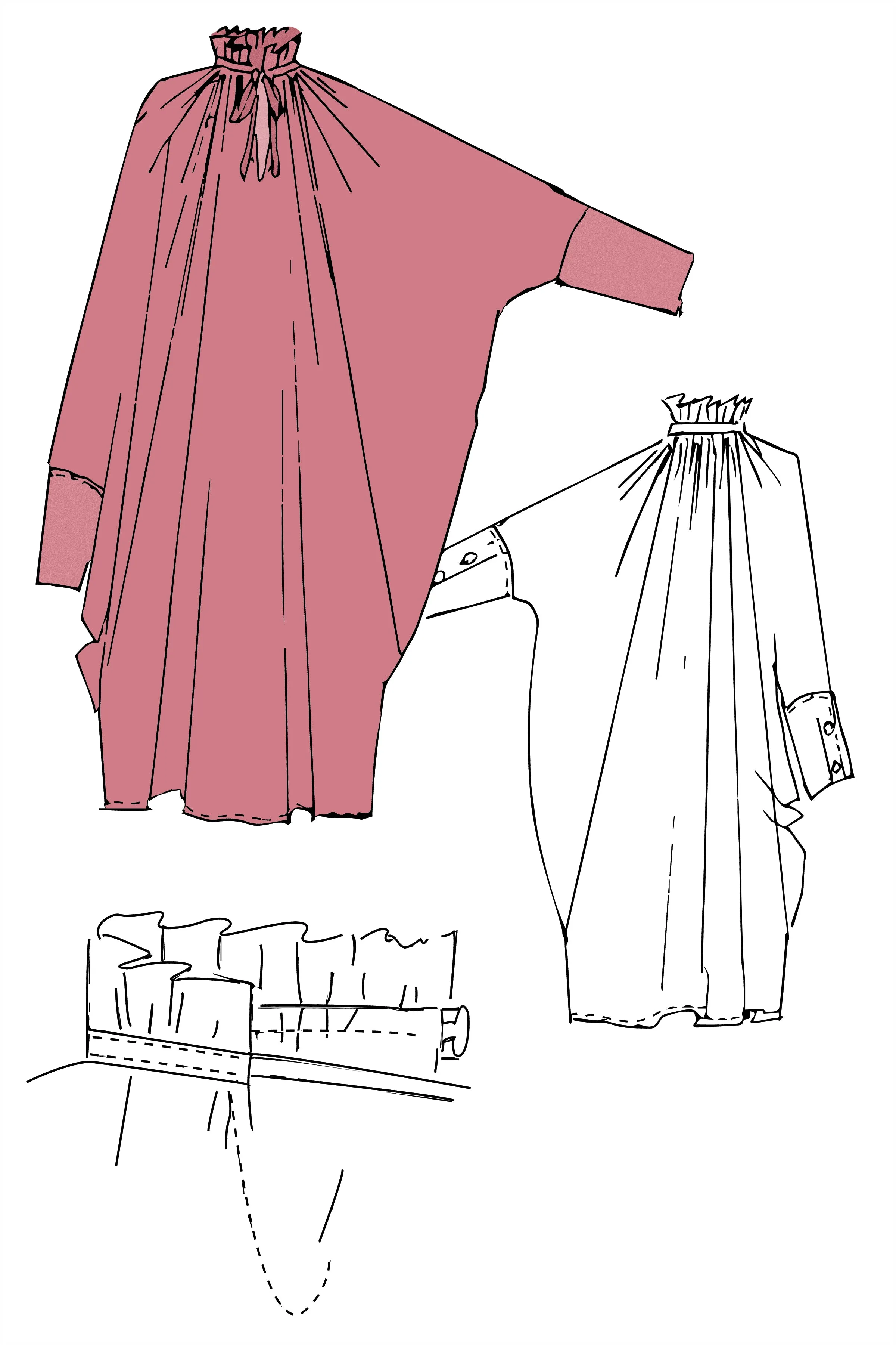 Sache Dress - Rose Crepe
