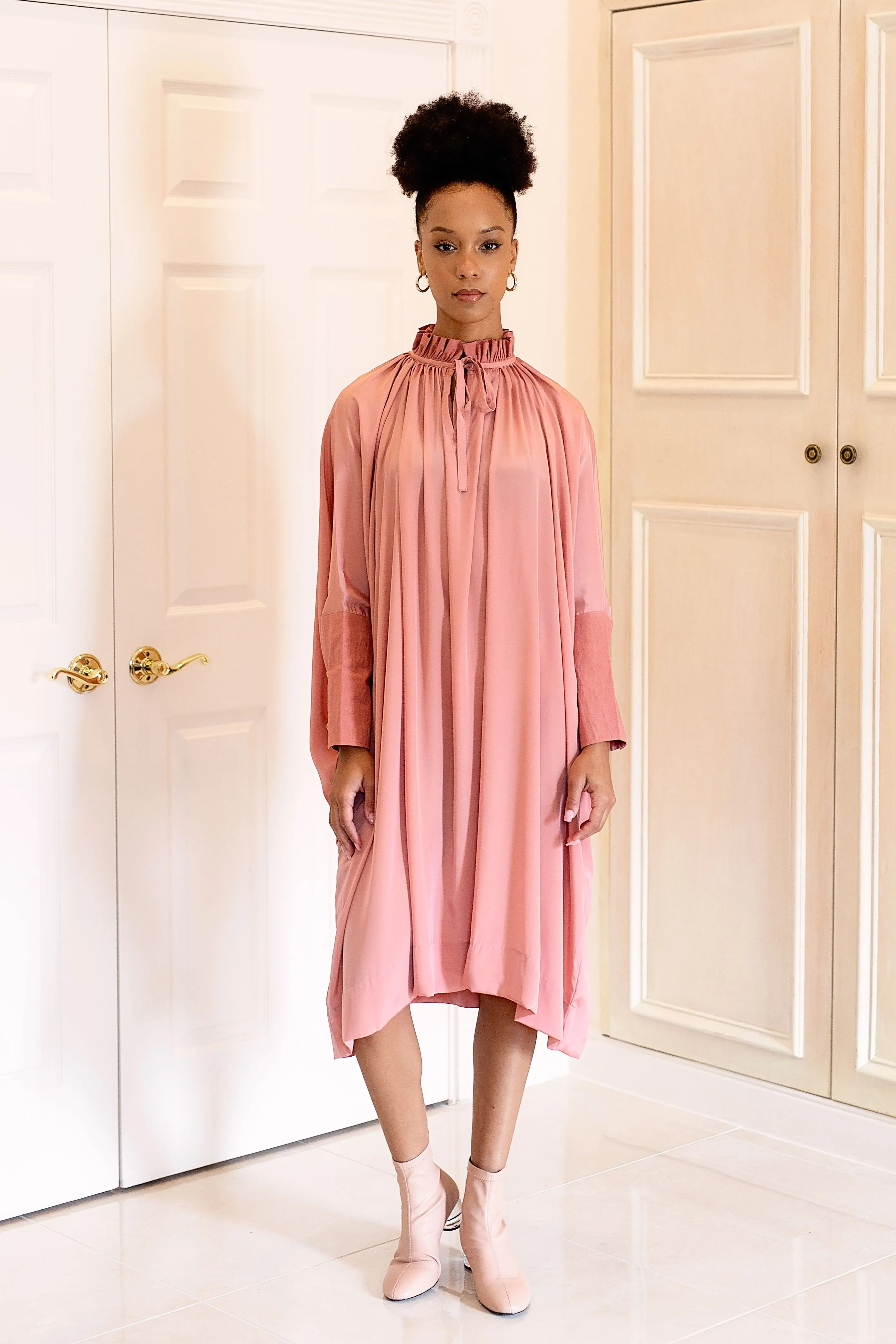 Sache Dress - Rose Crepe