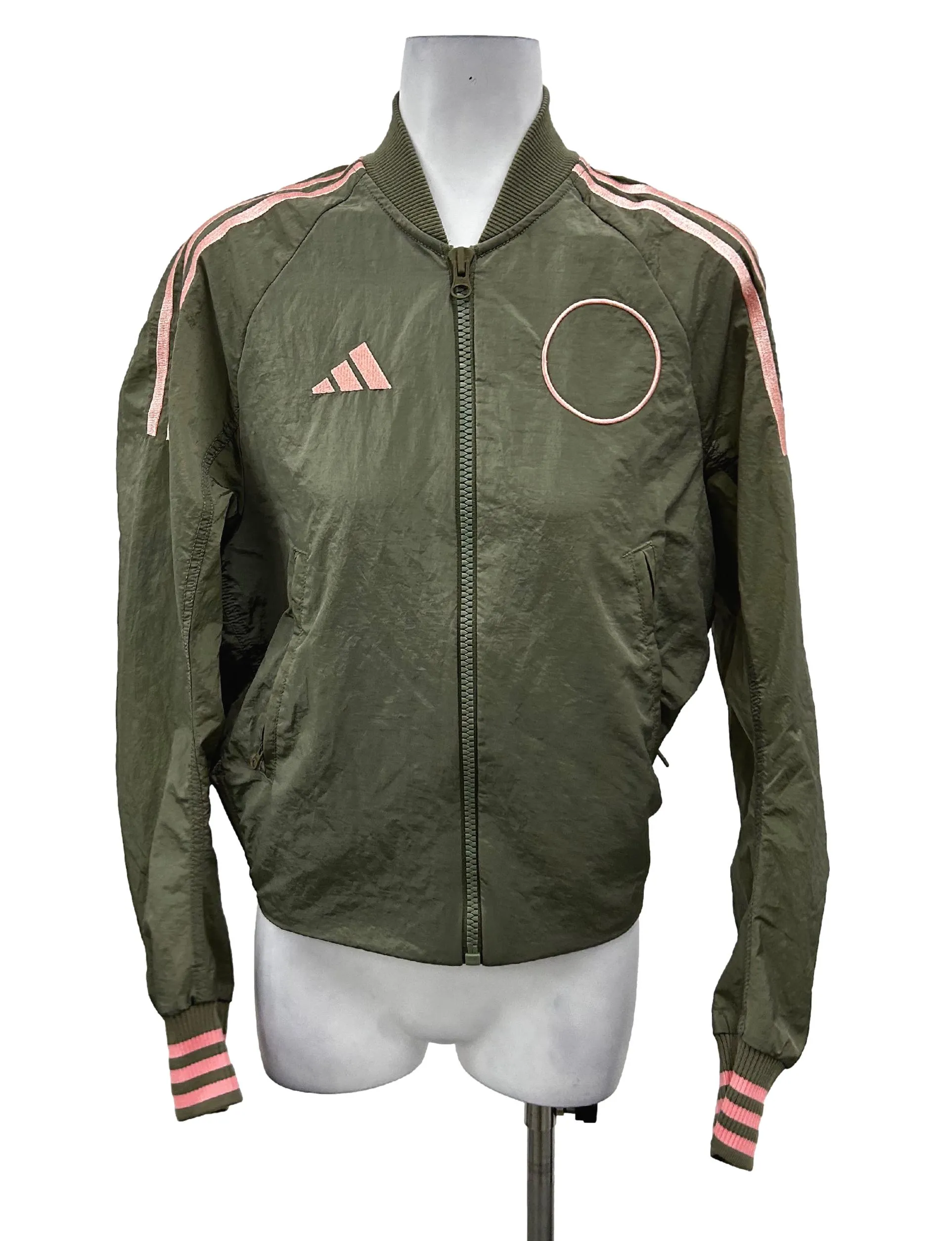 Sage Pink Bomber Jacket
