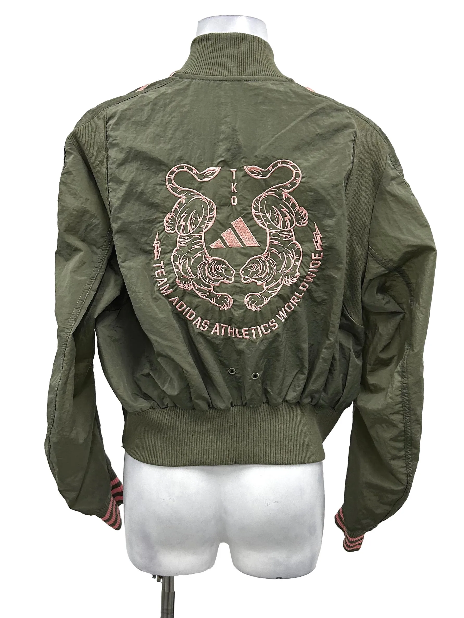 Sage Pink Bomber Jacket