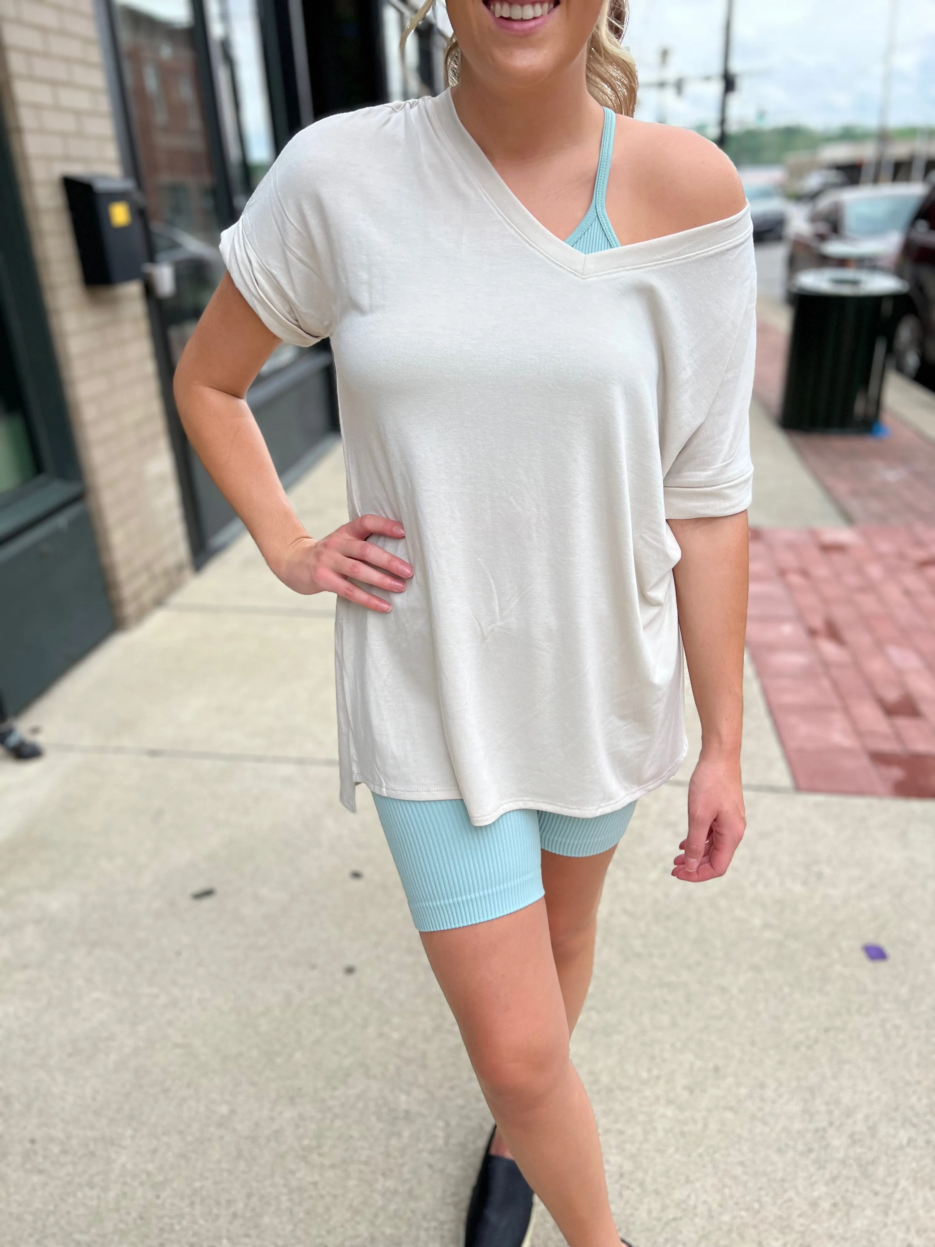 Sand Boyfriend Tee