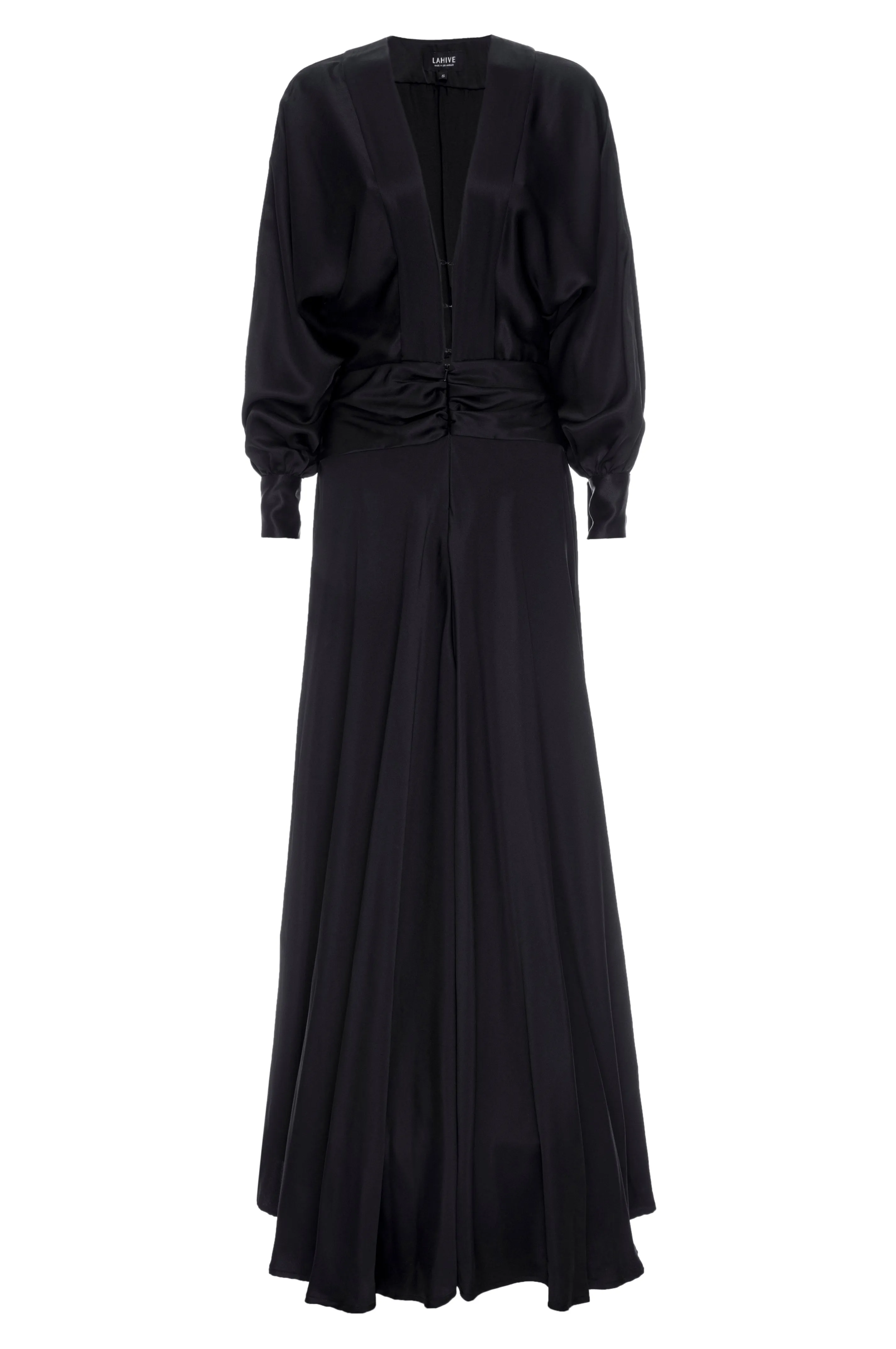 SANJI V-neck Noir Dress