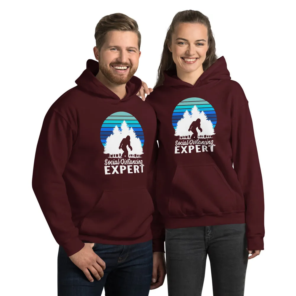 Sasquatch: Social Distancing Expert Unisex Hoodie