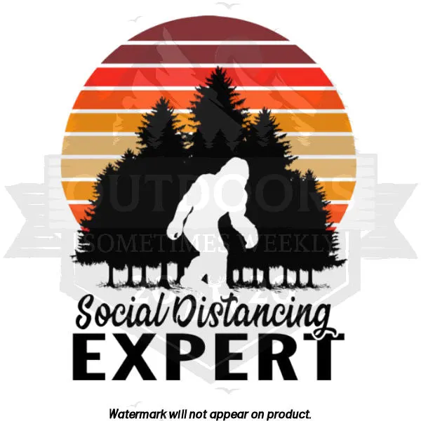Sasquatch: Social Distancing Expert Unisex Hoodie