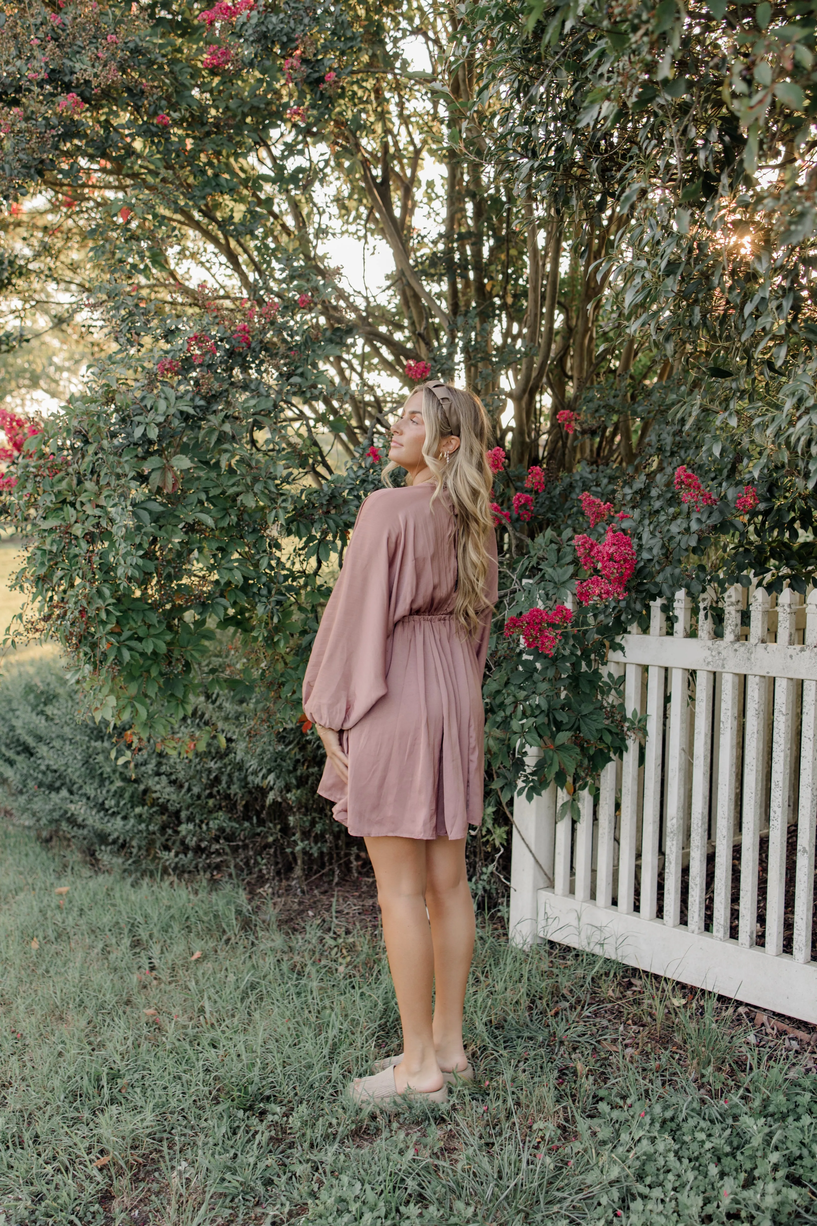 Satin Mini Dress