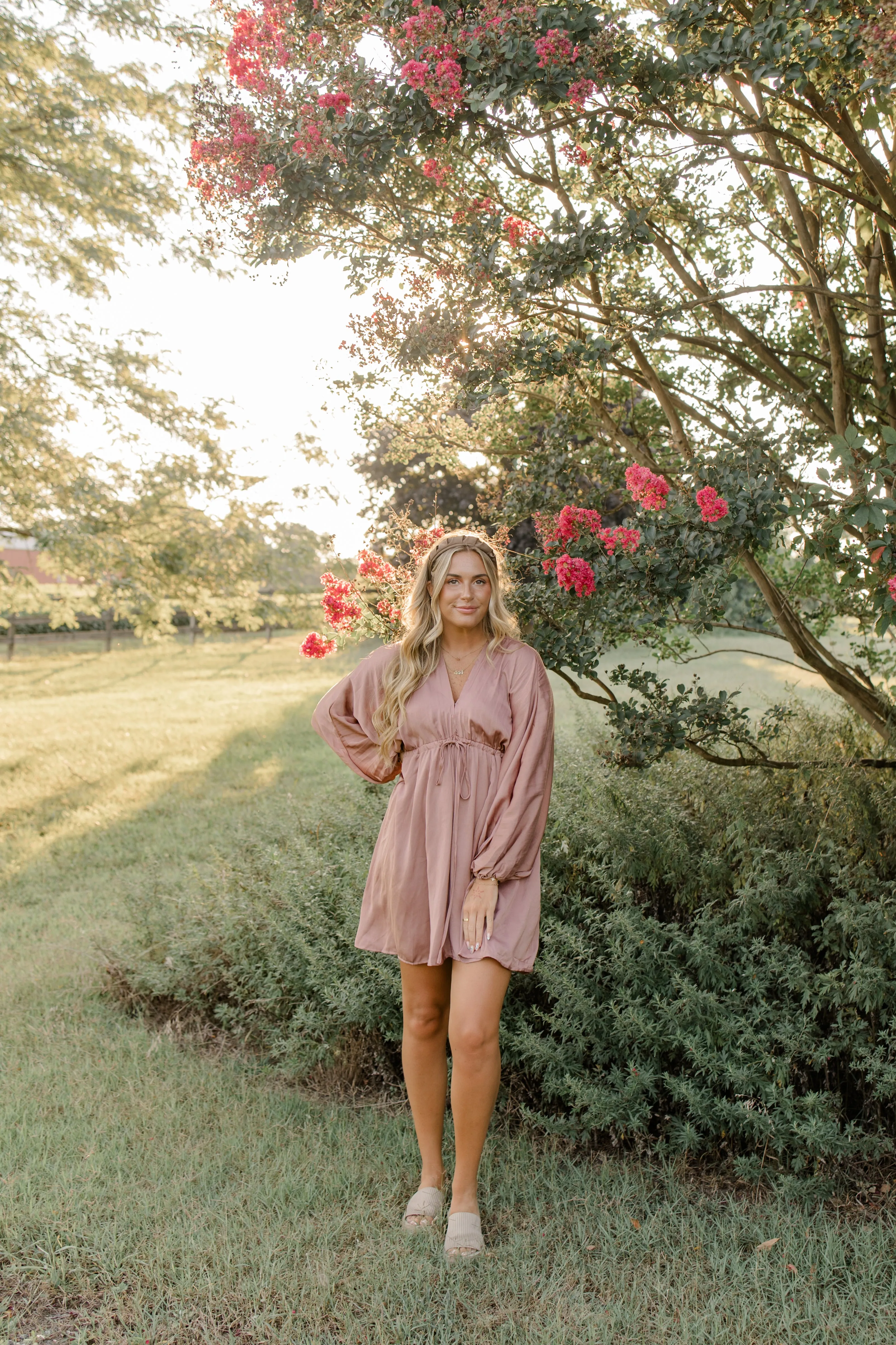 Satin Mini Dress