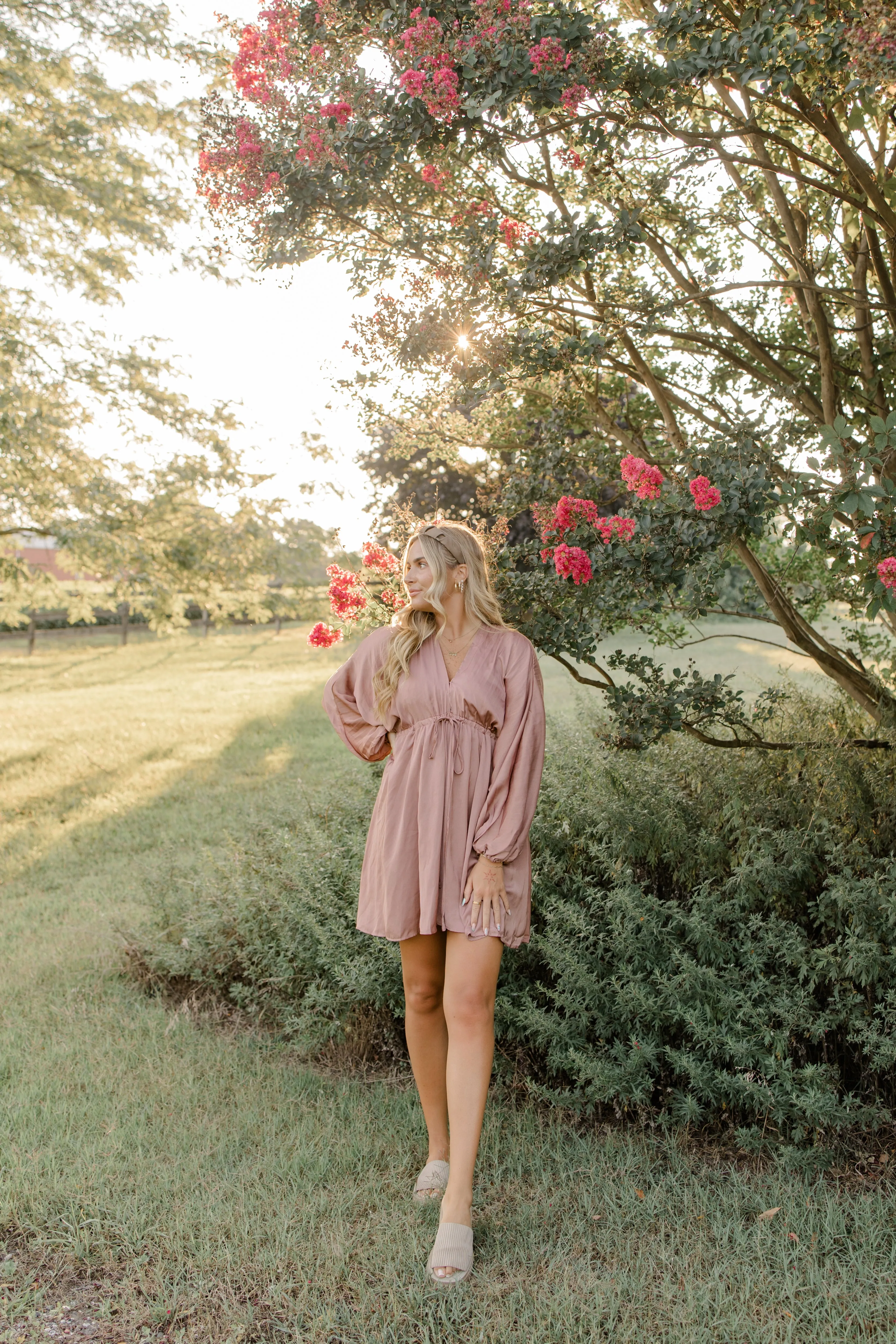 Satin Mini Dress