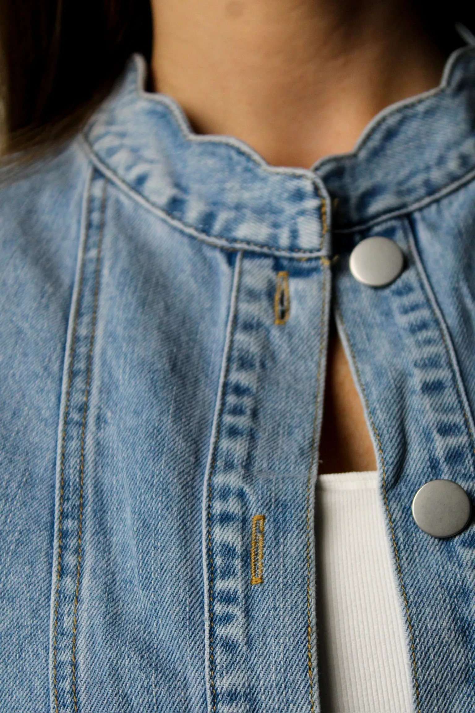 Scallop Hem Jacket