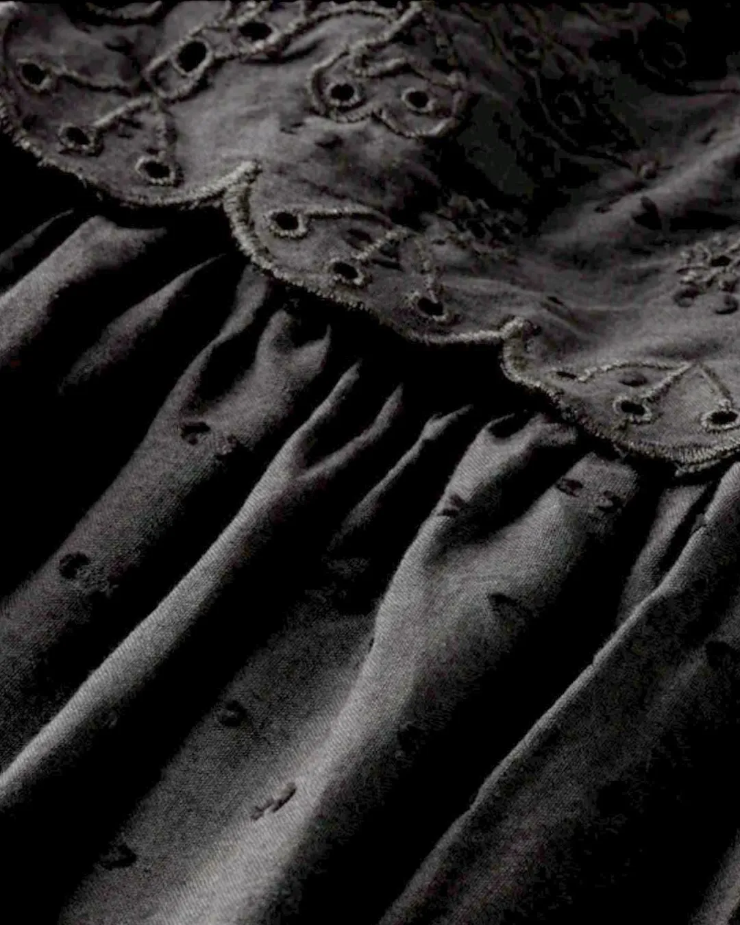 Scotch & Soda Broderie Anglaise Dress In Vinyl