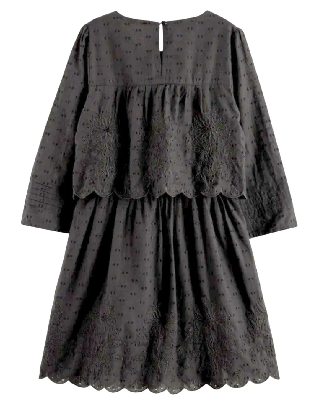 Scotch & Soda Broderie Anglaise Dress In Vinyl