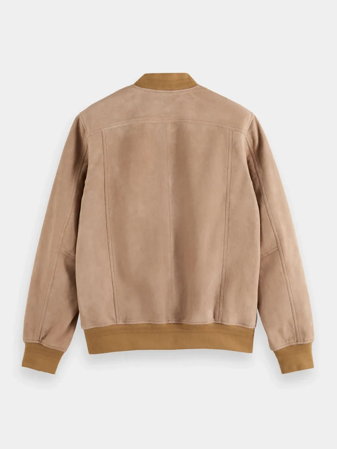 SCOTCH & SODA GOAT SUEDE BOMBER JACKET 177533