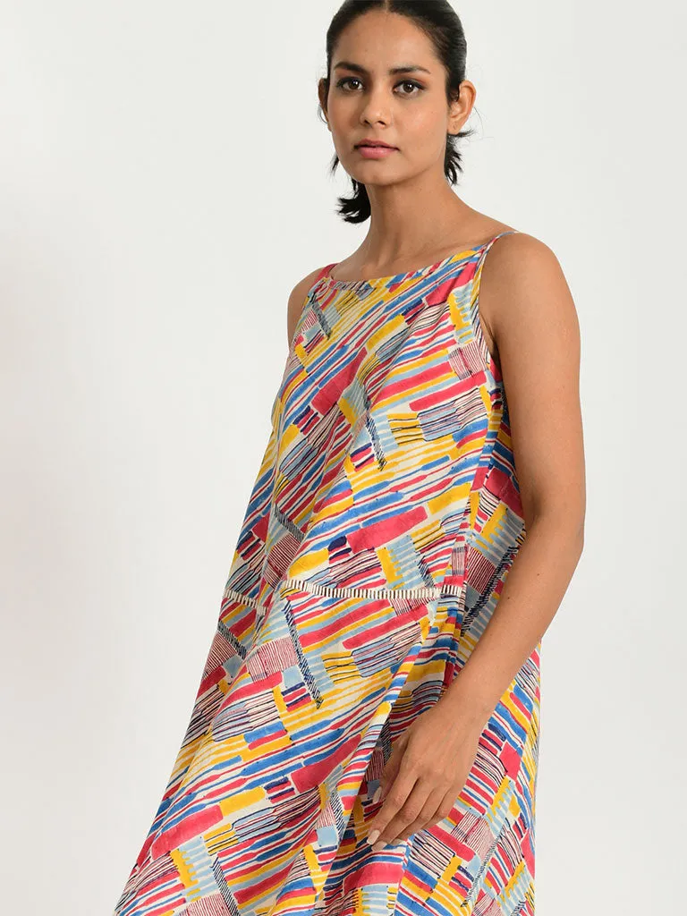 Scribble Handblock Dress