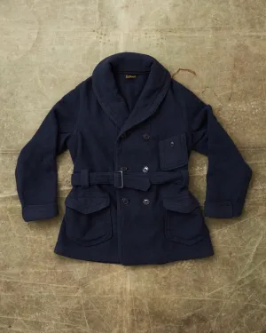 Second Hand Levi's Vintage Clothing Mackinaw Wool Coat Navy SAMPLE Size M/L