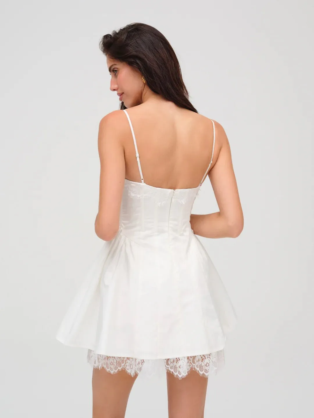 Shae Mini Dress in White